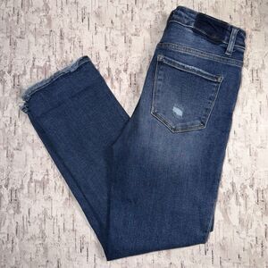 Rea Risen Crop Straight Jean Size 7/28